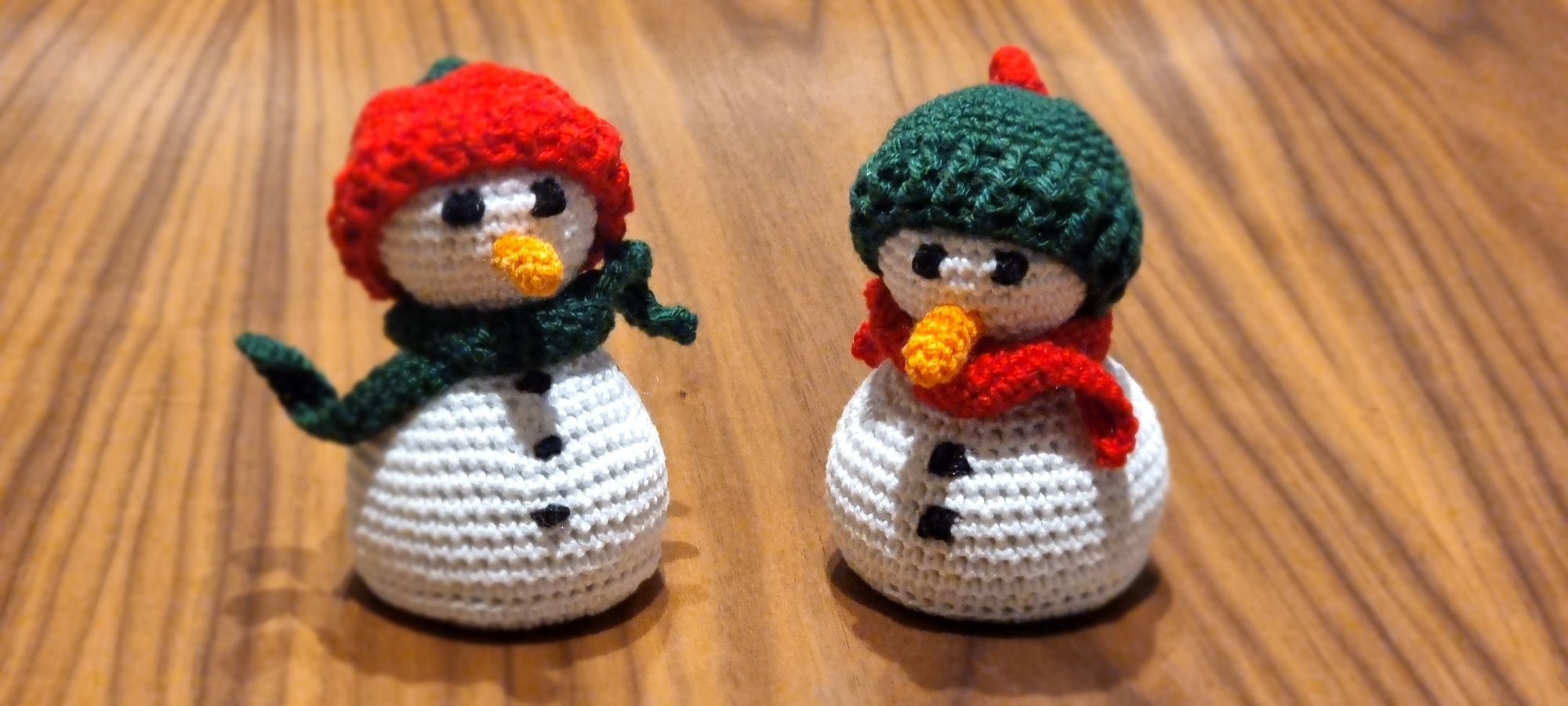 AMIGURUMI, Boneco de neve