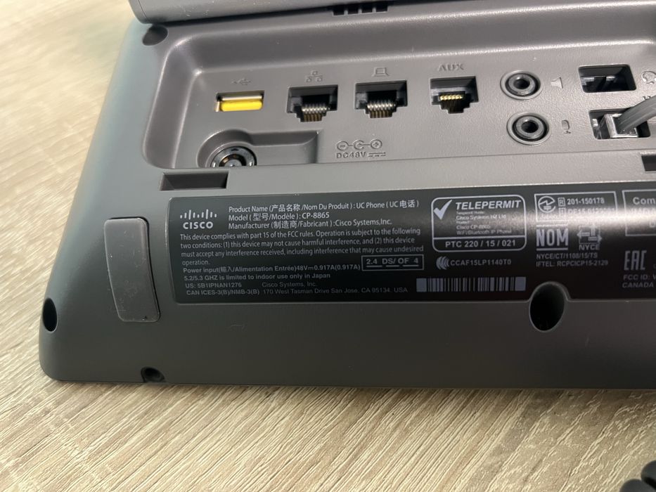 #1697 Cisco CP-8865 CP-8800 telefon VoIp