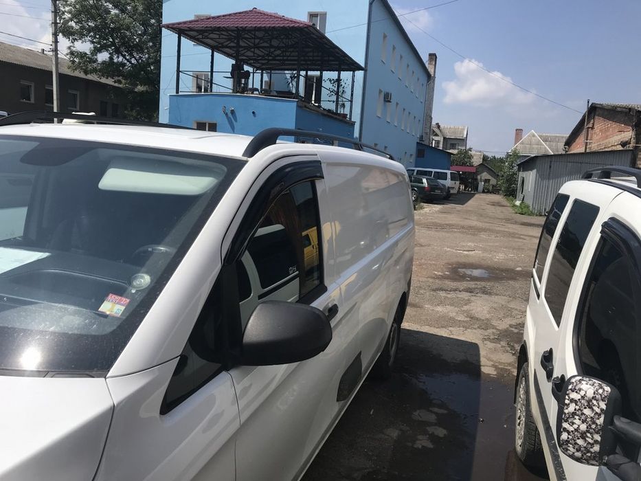Рейлінги чорні для Mercedes Vito/V-class W447 2014 р оригінал метал