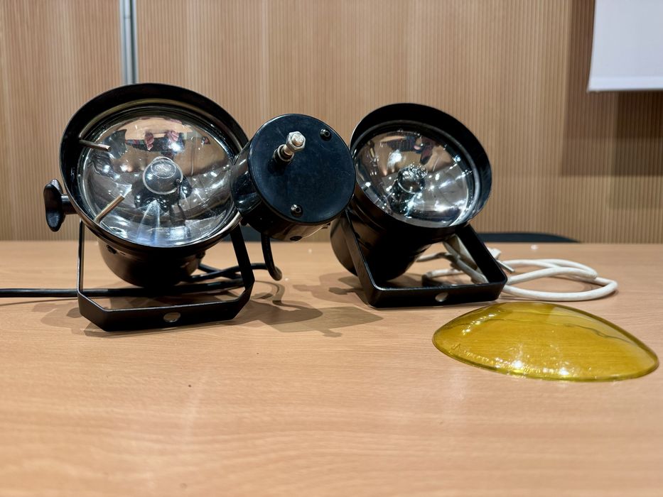 Focos Bola de Espelhos com rotor de cores - Pinspot