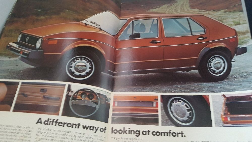 Volkswagen Golf prospekt 1978 rok