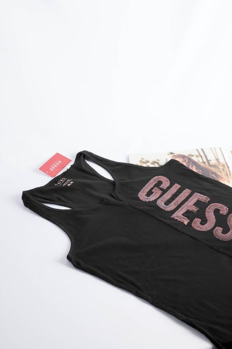 GUESS ОРИГІНАЛ. Нова жіноча майка теніска футболка топ чорна черная