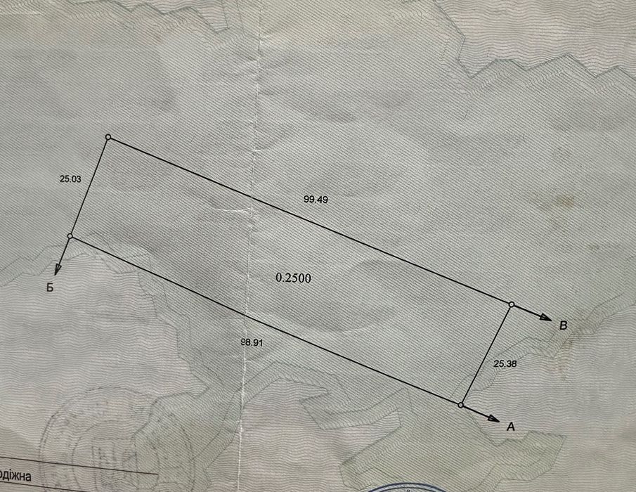 Продам земельну ділянку участок