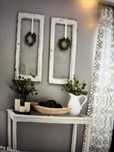Drewniane ramy okienne prowansalski rustykalny home DIY na lustra