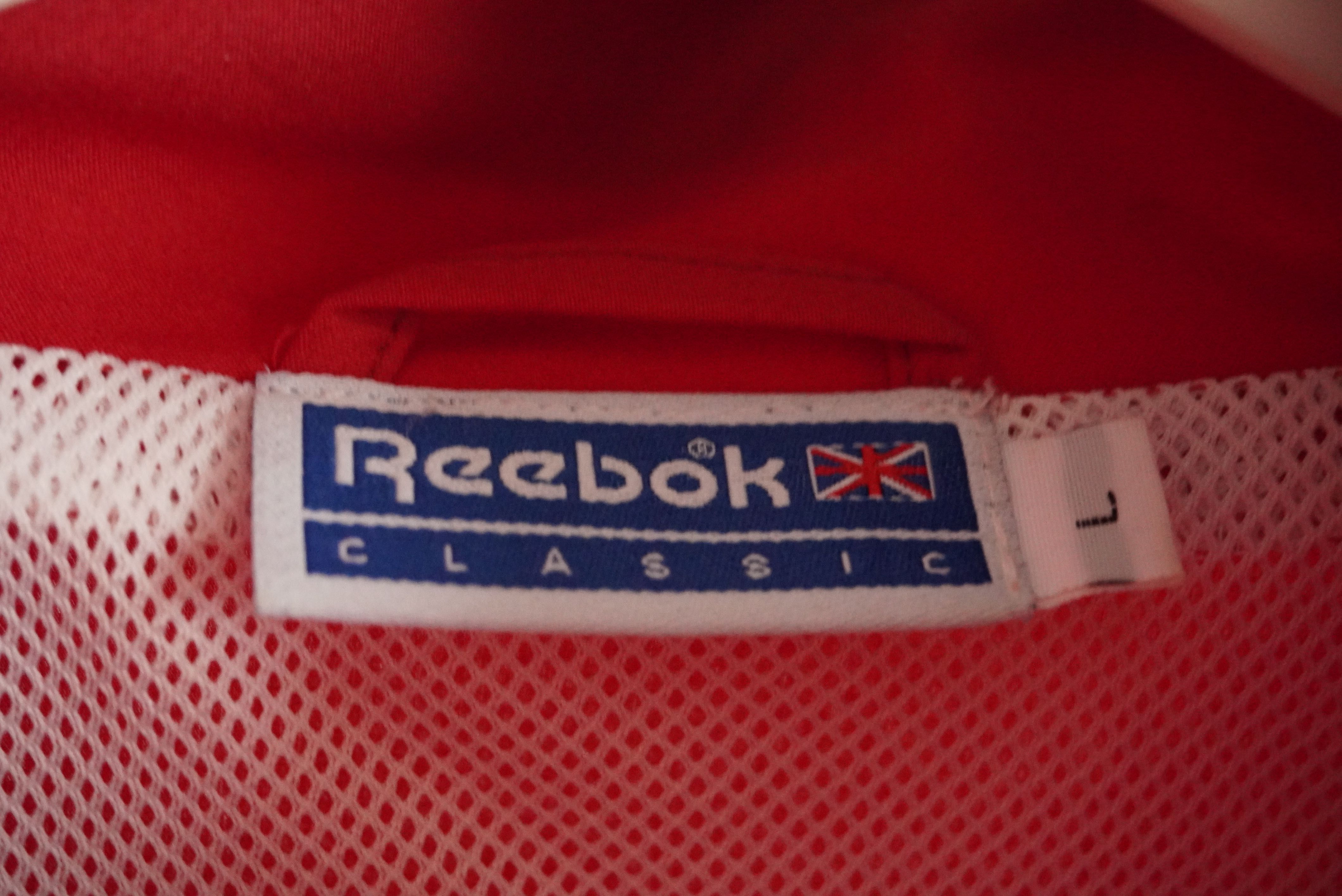 Reebok Classic vintage y2k retro kurtka zipper L lata 80
