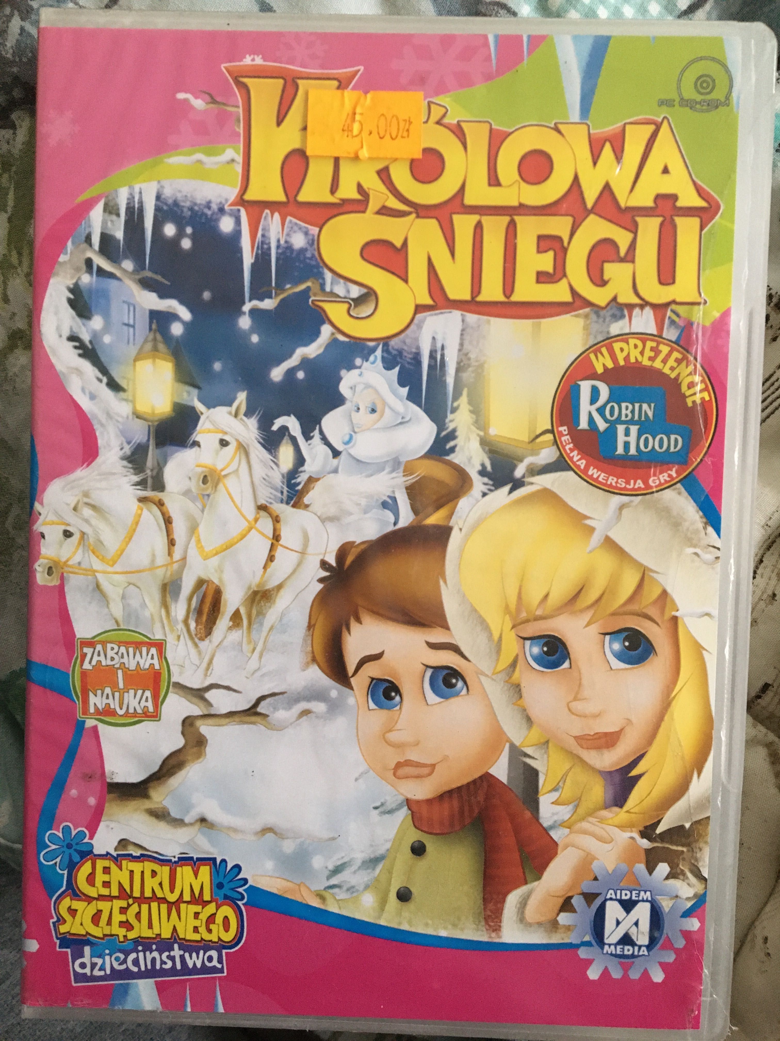 Królowa Śniegu , PC CD ROM, zabawa i nauka,nieużywana