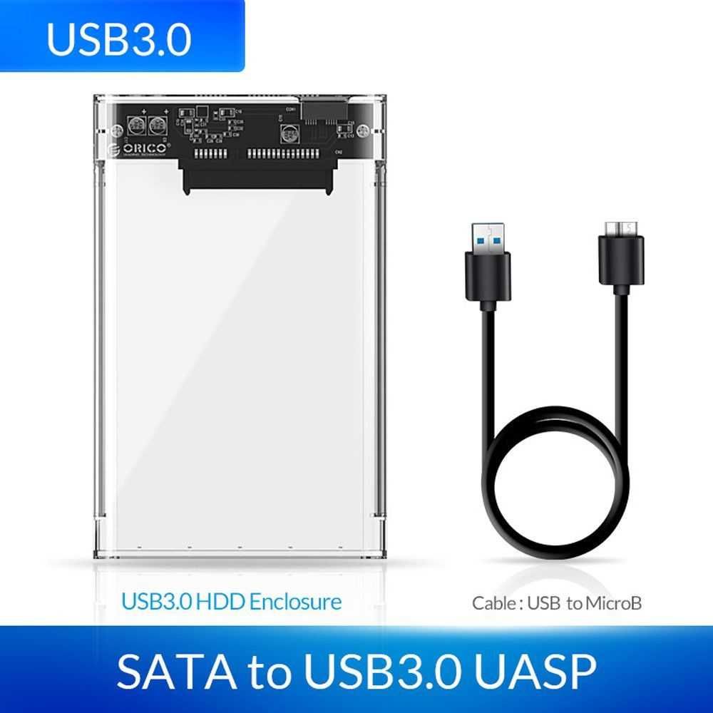 ВНЕШНИЙ USB 3.0 SATA 2.5 HDD SSD НОВЫЙ карман корпус кейс жесткий диск