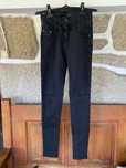 Calças de ganga preta lavagem escura CSX 82 Denim