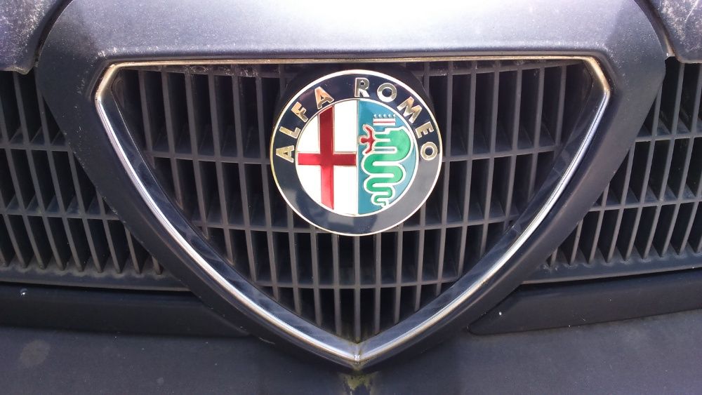 Símbolos emblemas logótipos Alfa Romeo 74 mm frente e trás