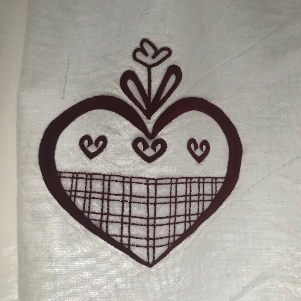 Zazdrostka świąteczna z haftem 220x40