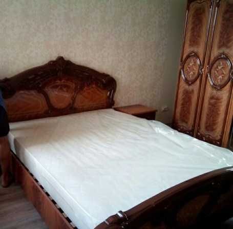 Кровать 2-спальная орех Кармен Новая + ламели + матрас 160(180)х200 см