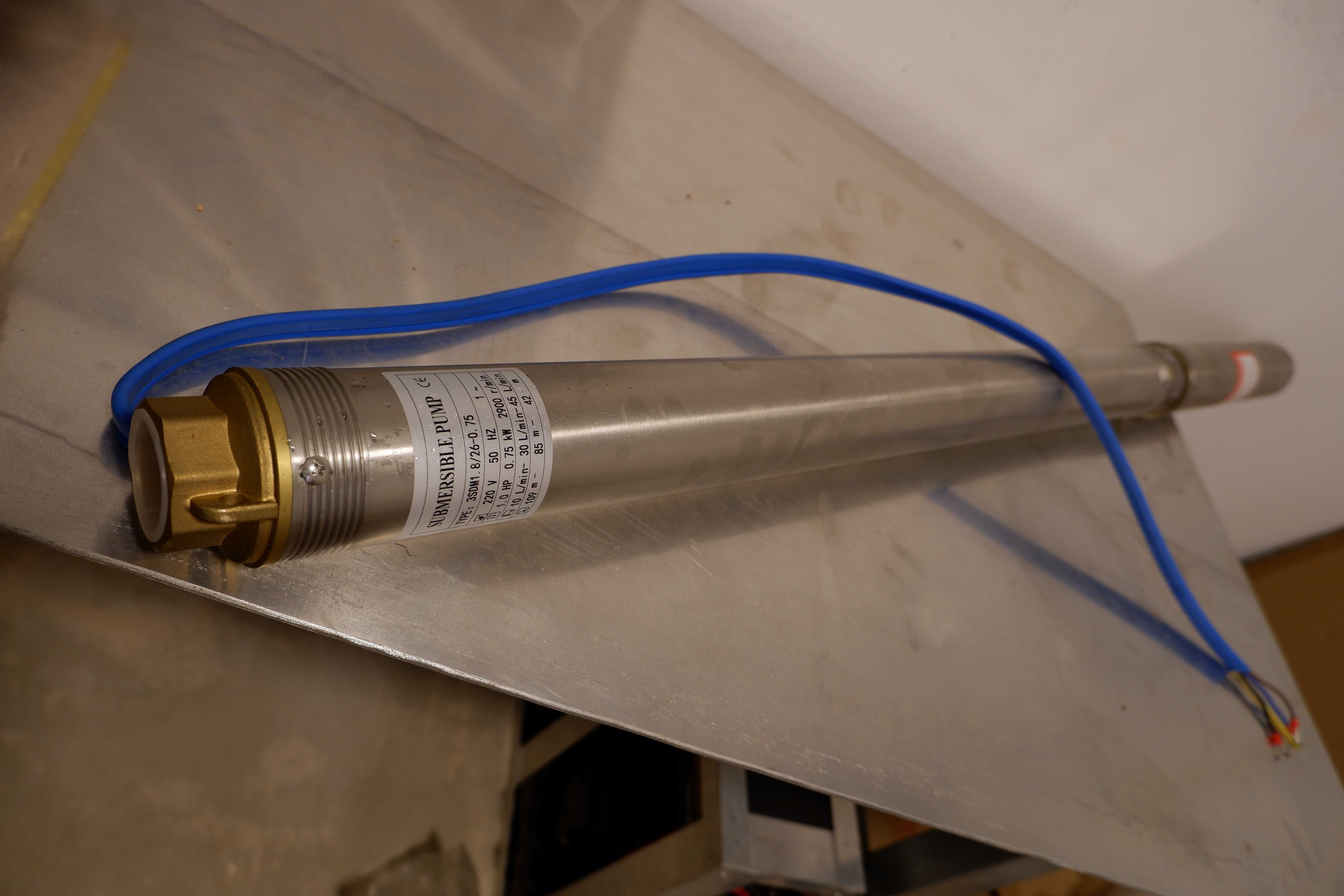 Bomba Submersível para Furo 109m 0.75kW 3" 220v 3SDM1.8/26 (IVA incl.)