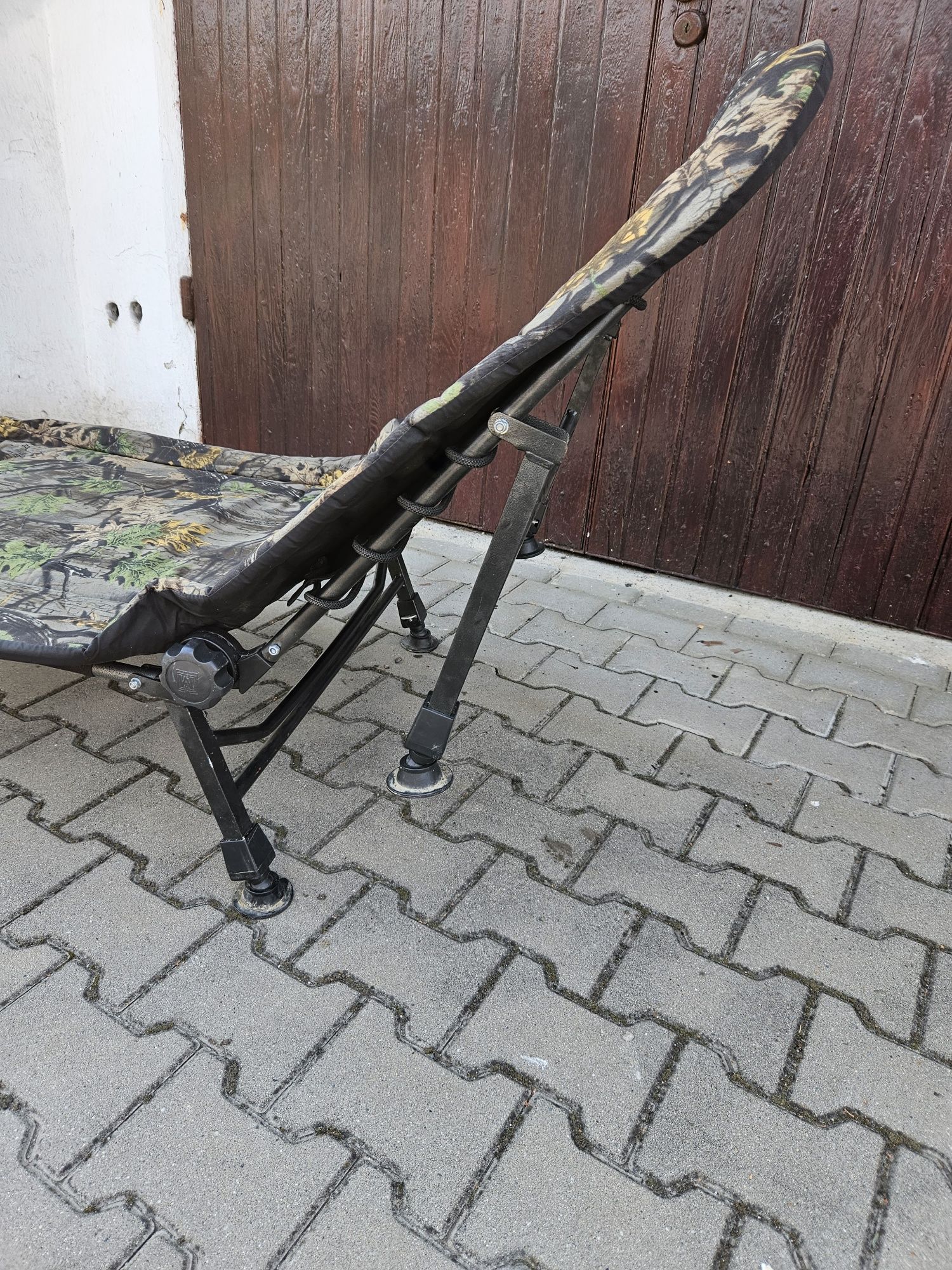 Łóżko karpiowe wędkarskie polowe Elektrostatyk