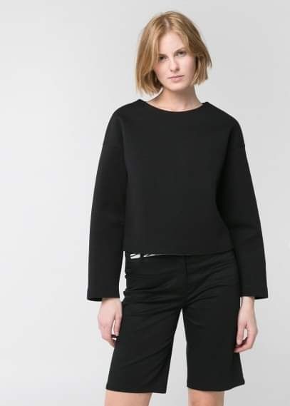 Mango bluza pianka neopren XS S M 36 38 oversize pudełkowa NOWA unikat