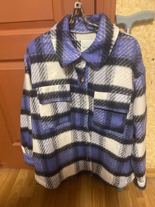 Куртка-рубашка в клетку