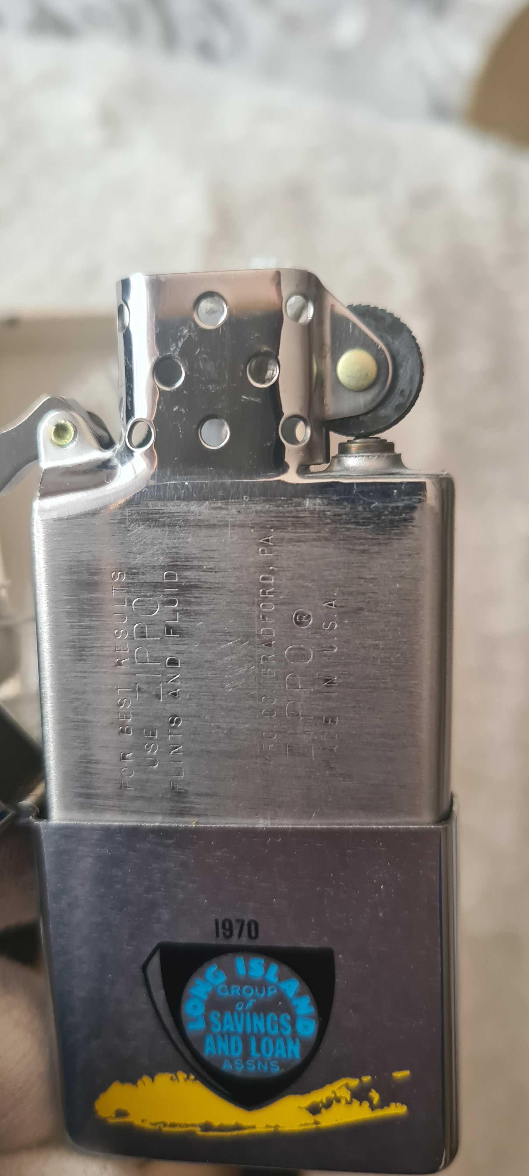 Zapalniczka Zippo Brushed Long Island 1969r. Nowa.