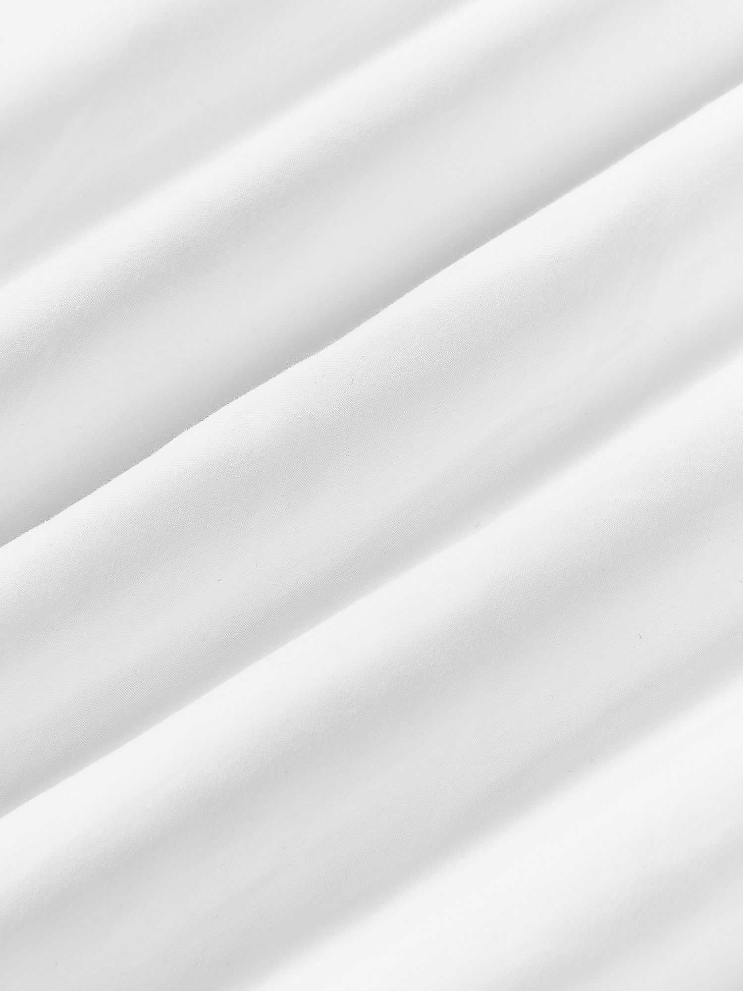 Pościel z bawełny z lamówką Jonie 240x220 3 części Westwing biały