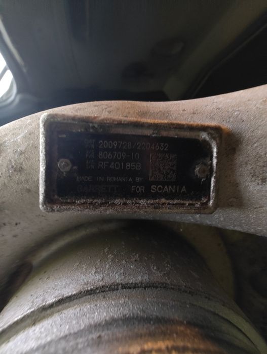Turbosprężarka scania r450 r410