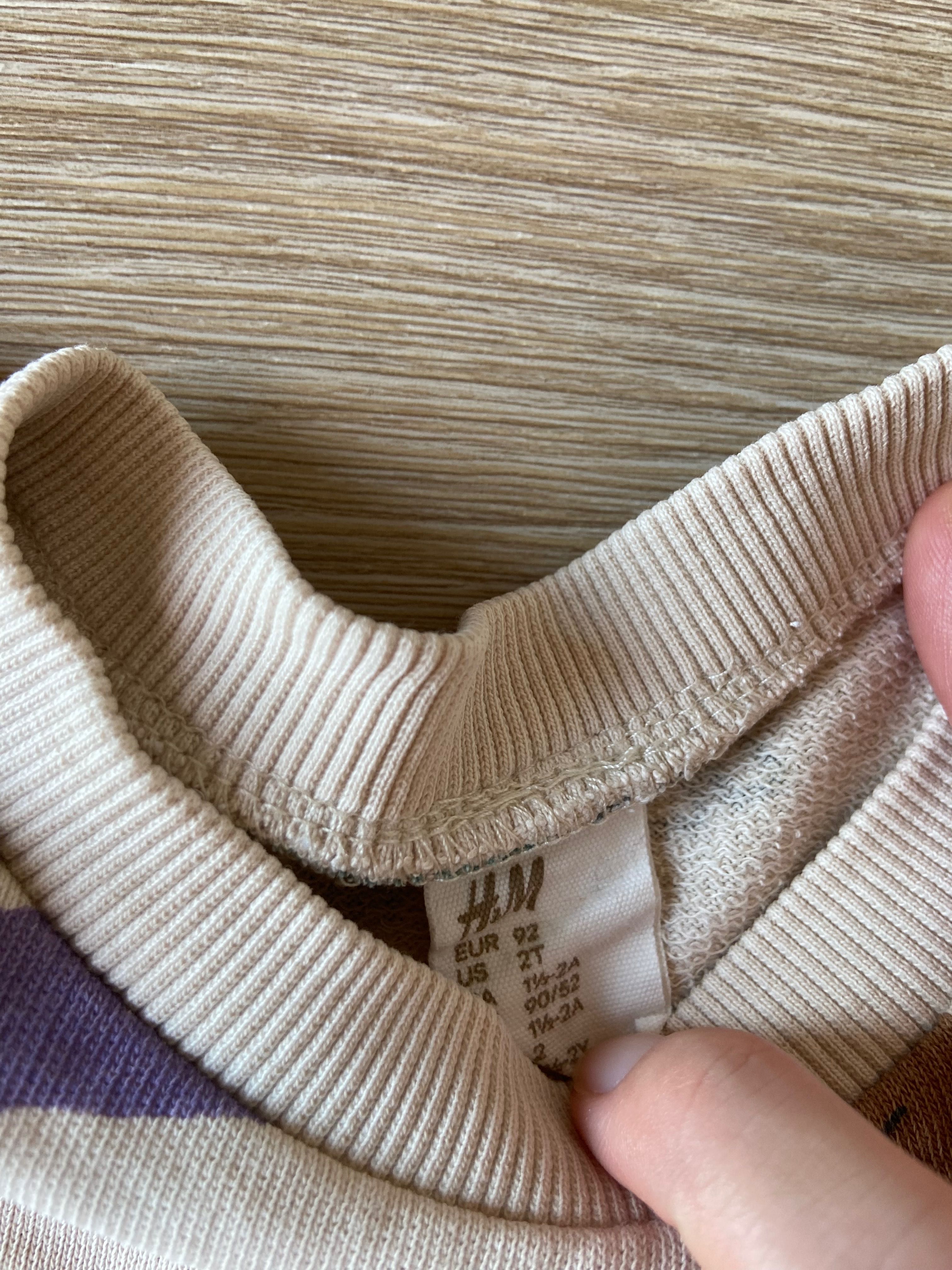 Komplet chłopięcy H&M dinozaury 92 bluza spodnie jogger