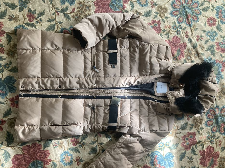 Куртка зимова тепла для дівчинки+шапочка