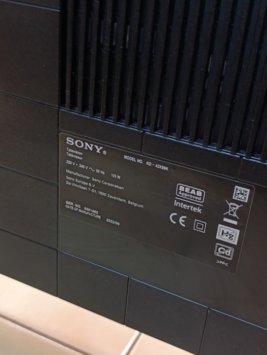 Телевізори Sony 43 120Hz / 4K Google TV / Smart TV / 43X89K