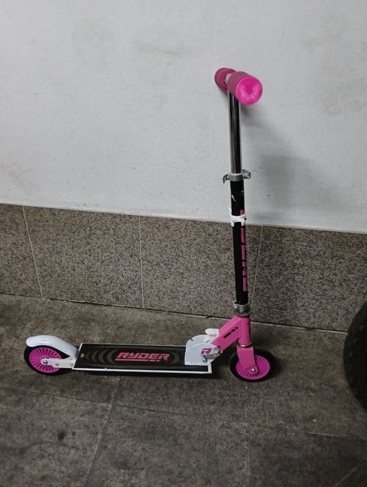 TROTINETE  SKIDS control dobrável ROSA