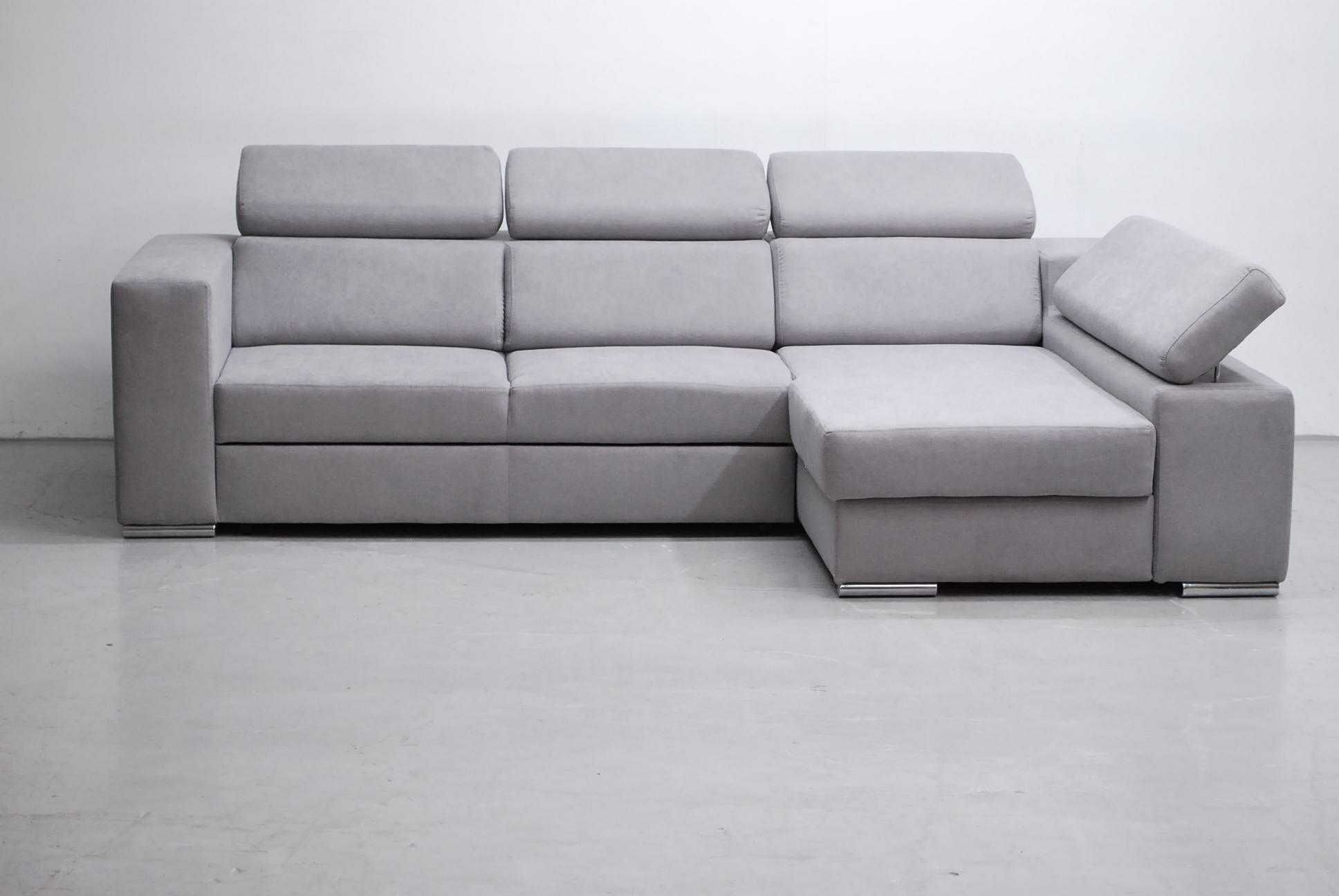 PHK DESIGN NOWOCZESNY NAROŻNIK z funkcja spania- enjoy rogówka tkanina