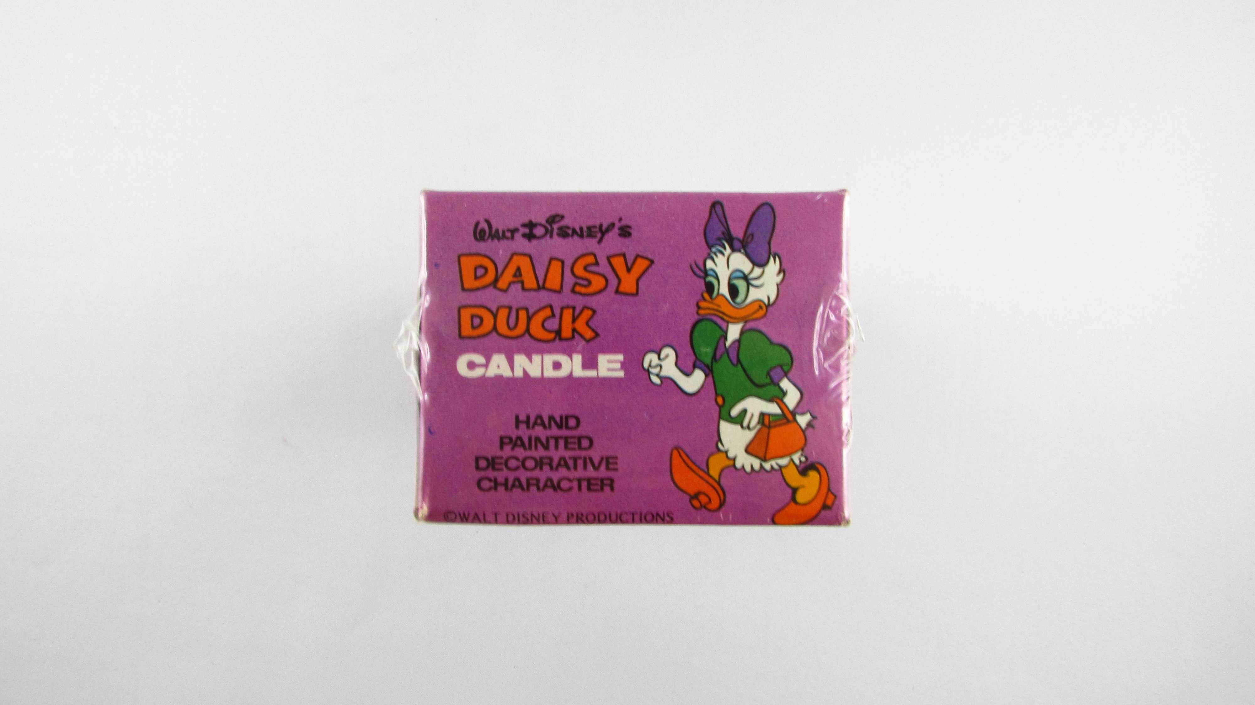 WALT DISNEY - Daisy Duck Kaczka Daisy Figurka Świeczka 1980 r.