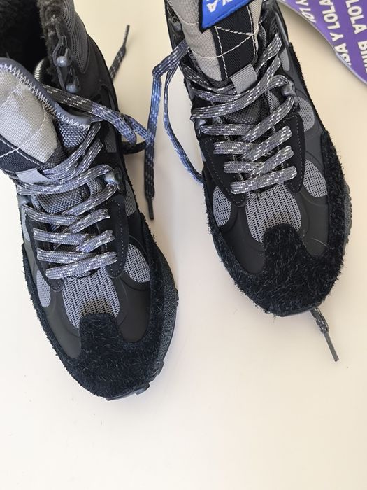 BIMBA Y LOLA втеплені кросівки хайтопи ,натуральна шкіра