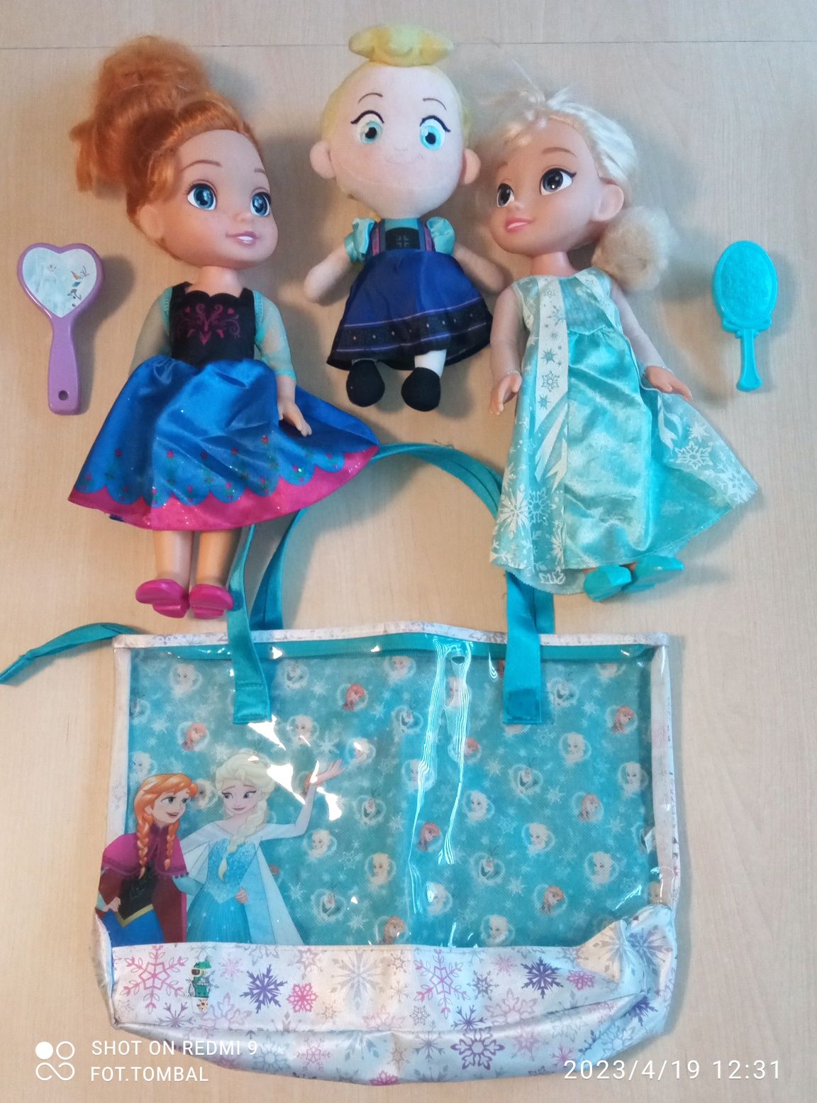 Lalki Frozen Elsa i Anna torebka Frozen Zestaw Frozen