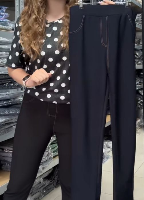 Встречеві лосіни з кішенями весна-осінь