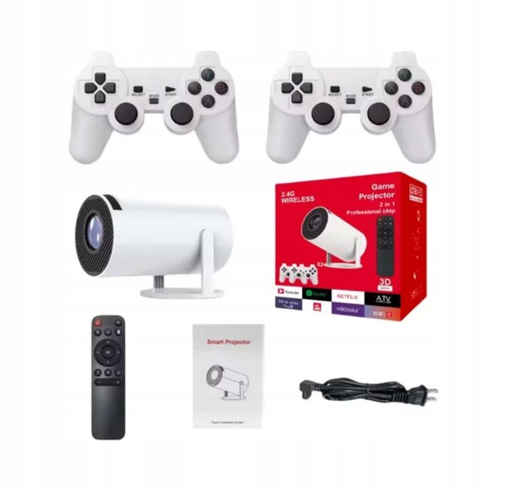 Projektor Przenośny LED Android Konsola 2w1