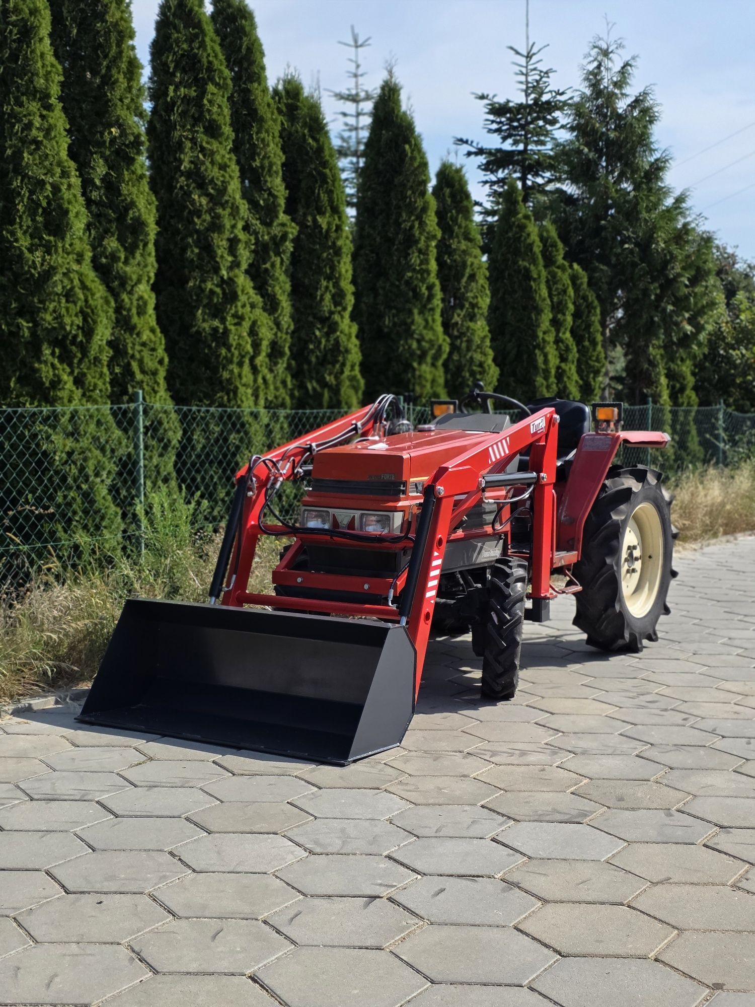 Mini traktorek YANMAR F215 TUR ladowacz krokodyl (nie kubota gl iseki