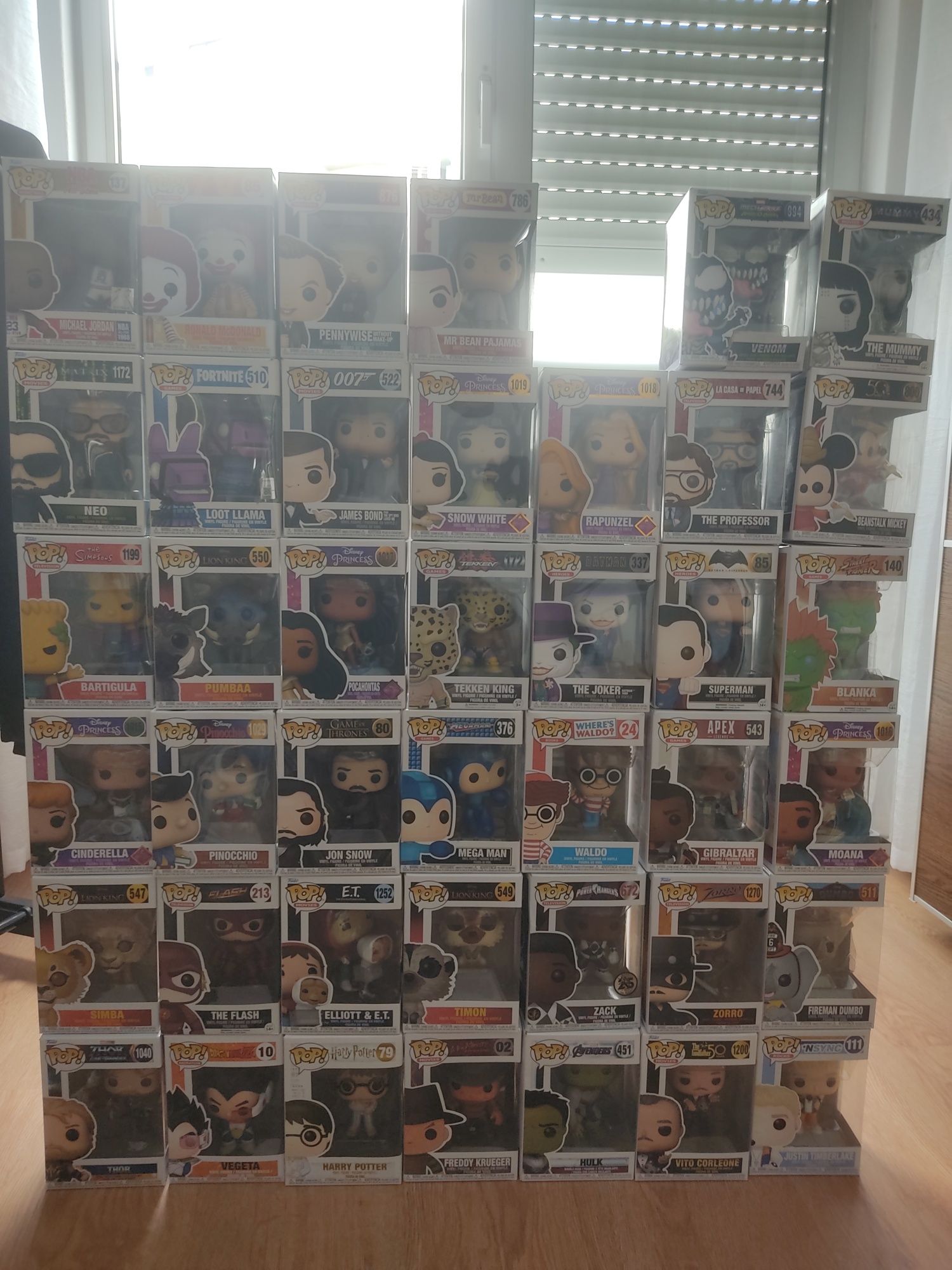 Funko Pop Lote Pack completo 41 unidades