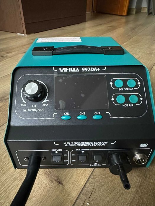 Stacja lutownicza Hot air 4w1 Yihua 992DA+ 780W NOWA
