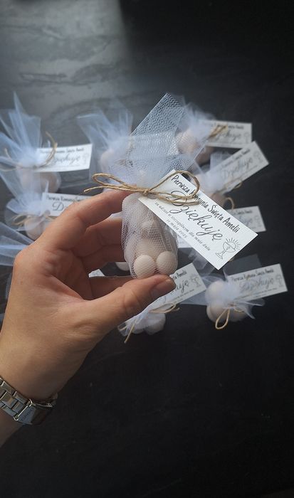 Świeczki sojowe, podziękowanie dla gości