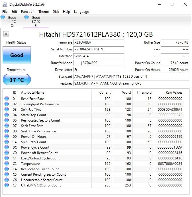 Жорсткі диски 120-250Gb