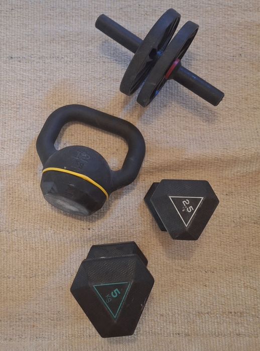 Equipamentos de ginástica em bom estado