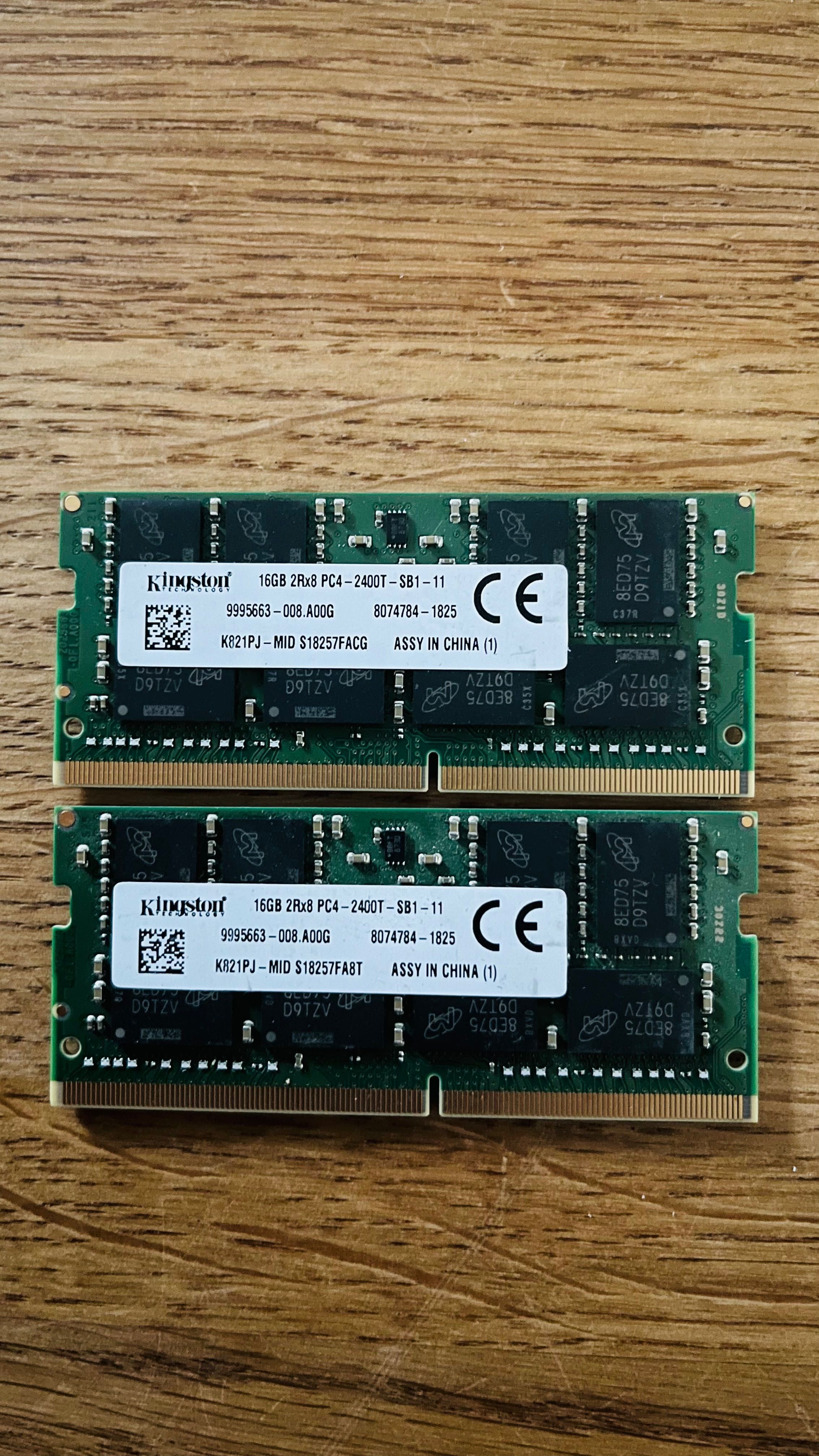 Pamięć RAM 2x16GB 2400mhz Kingston