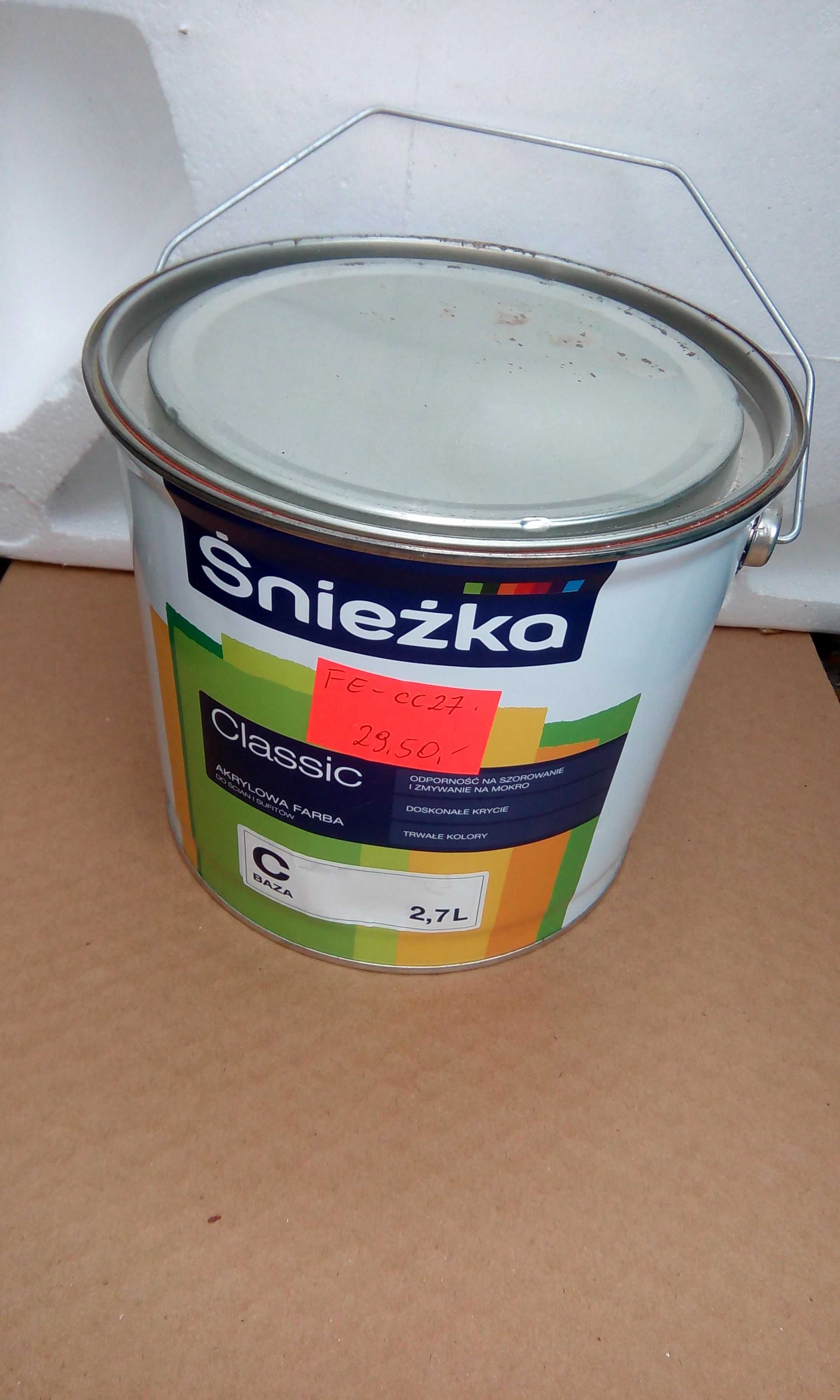 farba akrylowa śnieżka