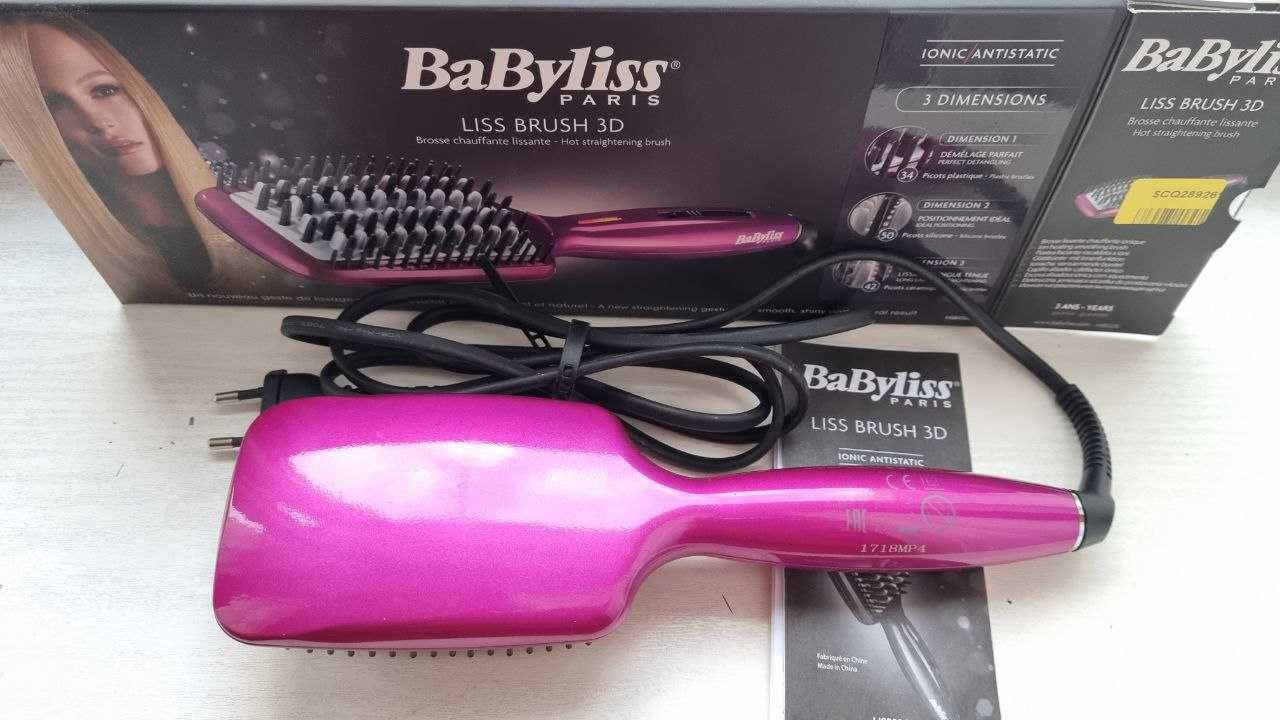 Щетка/Расческа-Выпрямитель BABYLISS HSB100E - купить недорого!