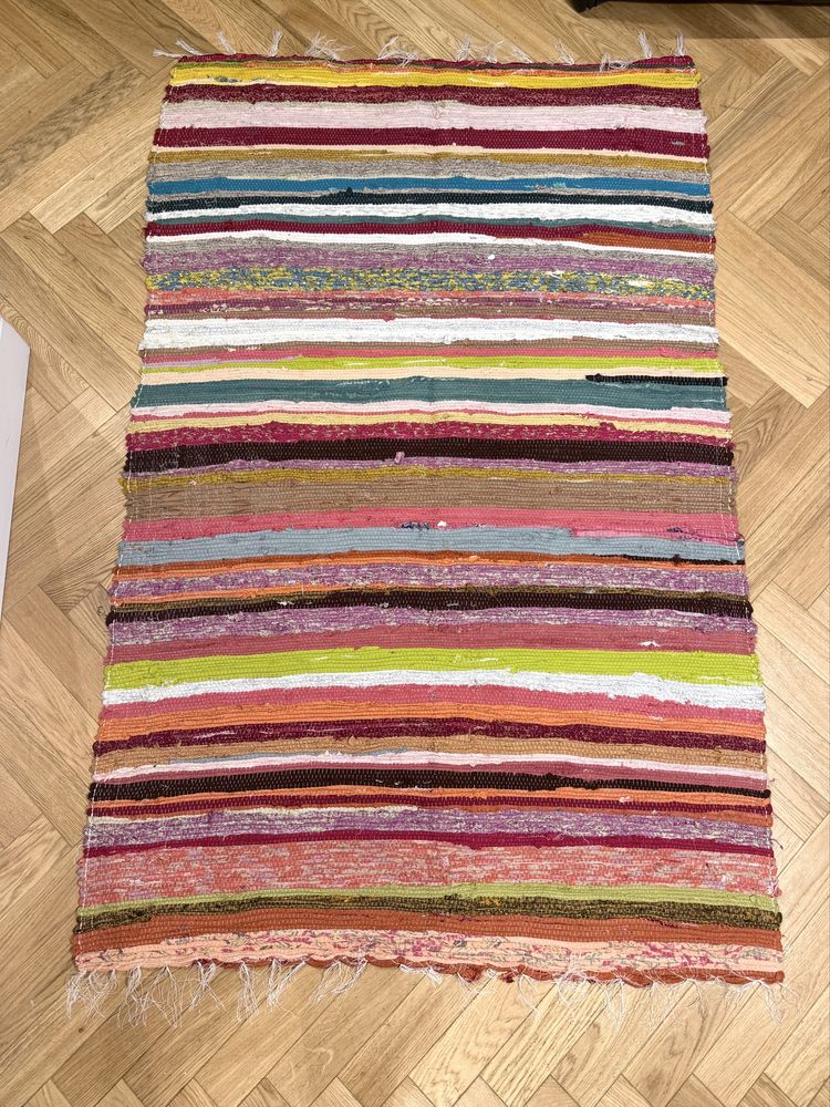 Dywany, dywanik sznurkowy PRL chodnik 163x100 cm etno