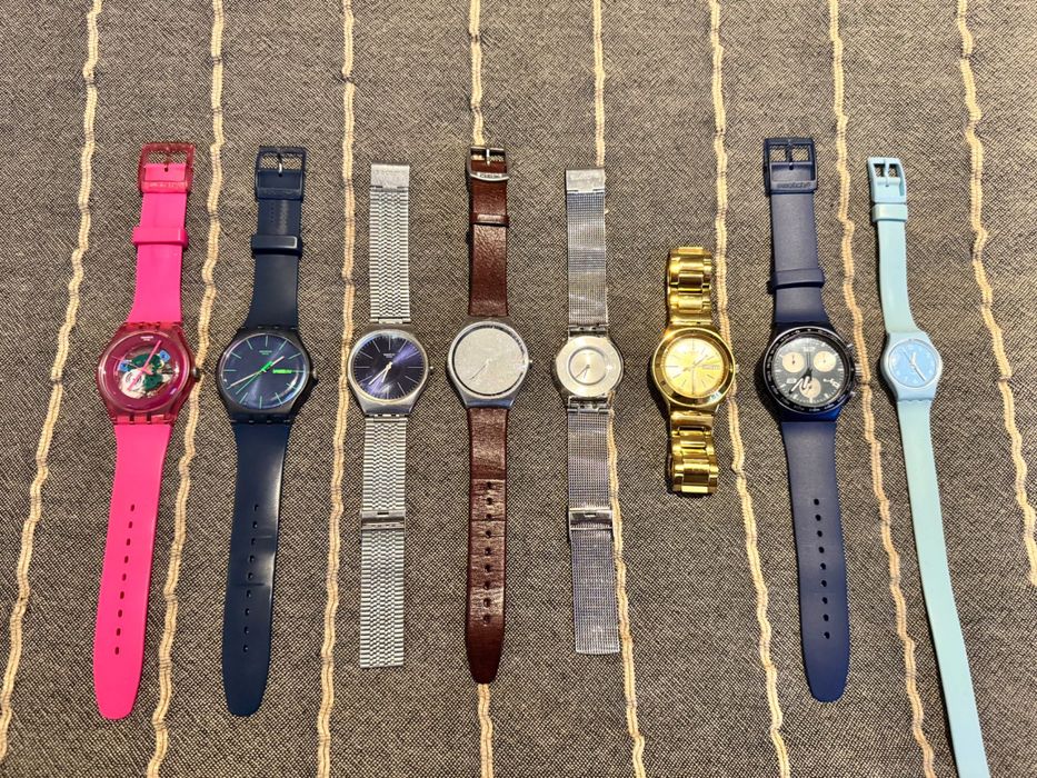 Coleção de relógios Swatch