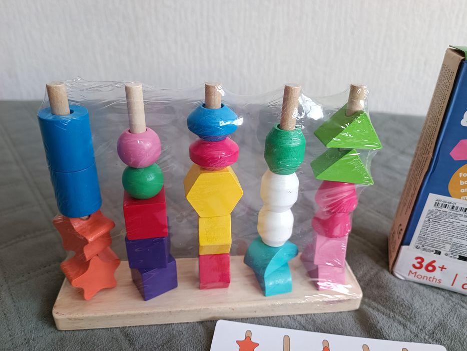 Деревянный сортер шнуровка