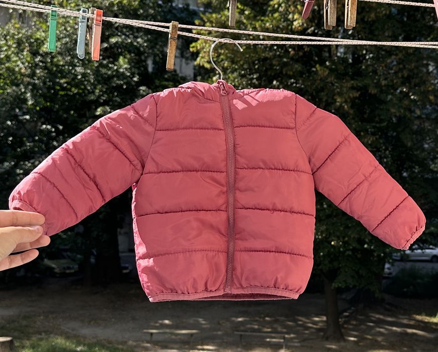 Куртка демі 80см шапка кросовки 24р. 15см набір курточка на осінь