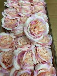 Główka Roża sztuczna Merry Rose - Kwiaty sztuczne dwukolorowa 72 szt