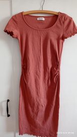 Sukienka ciążowa prążkowana Sinsay Maternity XS
