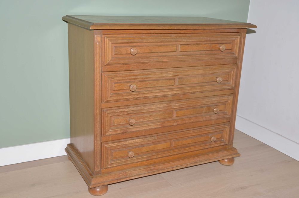 Szafka z szufladami, dąb, „Amsterdam”, Swarzędzkie Fabryki Mebli