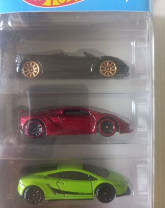 Pack 5 miniaturas hot wheels