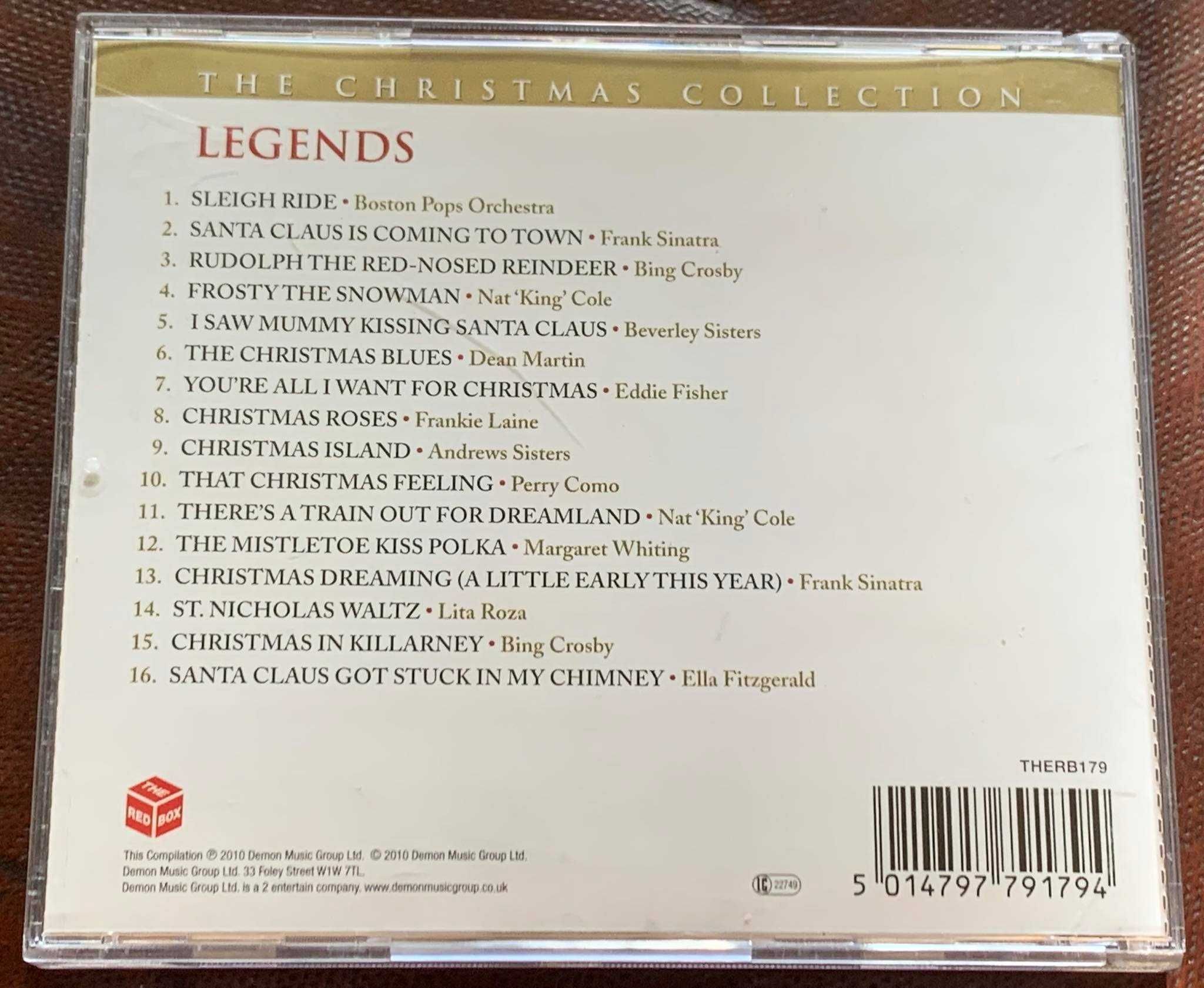 Legends -The Christmas Collection - CD (Sinatra, Crosby, Laine) - EX!